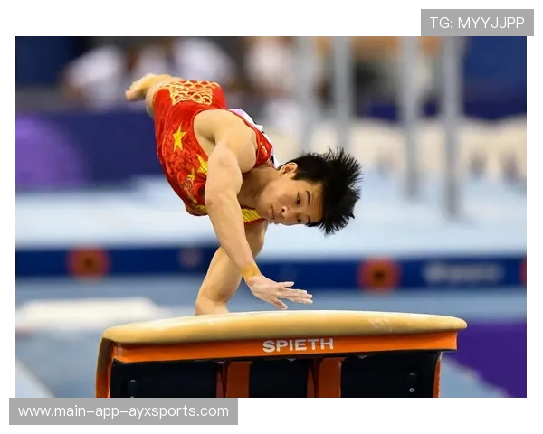 体操跳马起跳爆发惊人，落地稳如泰山